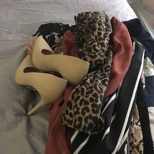 Charlotte Russe nude heels sz 9 new